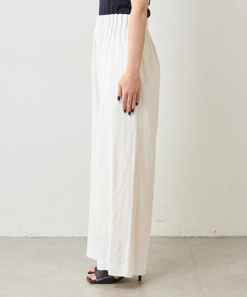 Jena espace merveilleux（ジェナ　エスパスメルヴェイユ）の「リネンキャタピラーパンツ（その他パンツ・レディース・イエロー/ブラック/オフホワイト・FREE）」の13枚目の写真