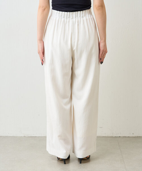 Jena espace merveilleux（ジェナ　エスパスメルヴェイユ）の「リネンキャタピラーパンツ（その他パンツ・レディース・イエロー/ブラック/オフホワイト・FREE）」の14枚目の写真