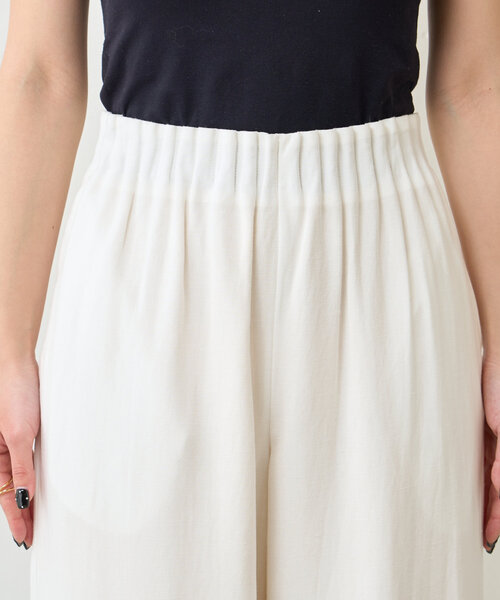 Jena espace merveilleux（ジェナ　エスパスメルヴェイユ）の「リネンキャタピラーパンツ（その他パンツ・レディース・イエロー/ブラック/オフホワイト・FREE）」の15枚目の写真