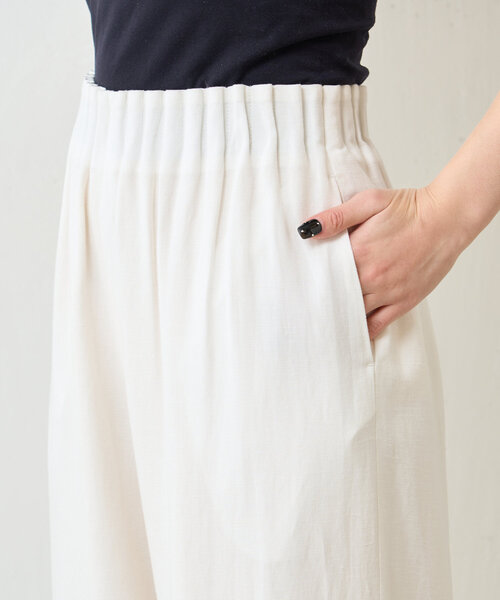 Jena espace merveilleux（ジェナ　エスパスメルヴェイユ）の「リネンキャタピラーパンツ（その他パンツ・レディース・イエロー/ブラック/オフホワイト・FREE）」の16枚目の写真