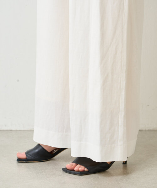 Jena espace merveilleux（ジェナ　エスパスメルヴェイユ）の「リネンキャタピラーパンツ（その他パンツ・レディース・イエロー/ブラック/オフホワイト・FREE）」の17枚目の写真