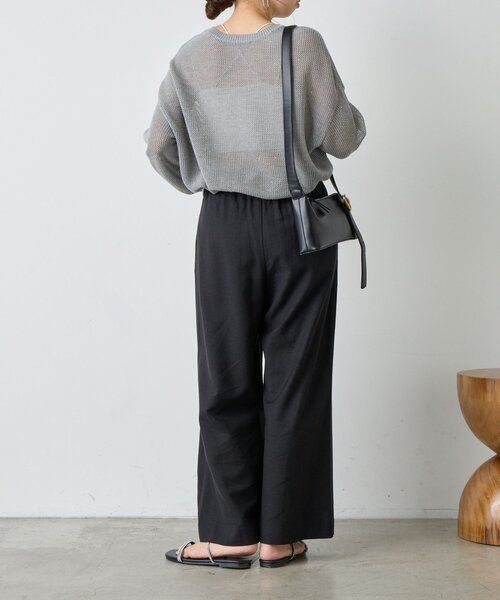 Jena espace merveilleux（ジェナ　エスパスメルヴェイユ）の「リネンキャタピラーパンツ（その他パンツ・レディース・イエロー/ブラック/オフホワイト・FREE）」の22枚目の写真