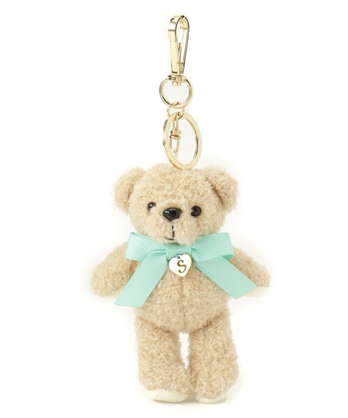 SHOO・LA・RUE（シューラルー）の「【イニシャル】クママスコットチャーム（チャーム・レディース・グリーン系/ピンク/ピンク系/パープル/イエロー系その他/ライトブルー・00）」の3枚目の写真