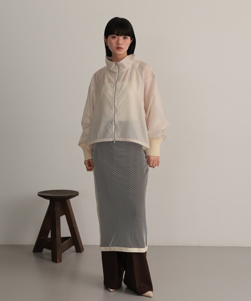 TENTO（テント）の「シアーブルゾン（ブルゾン・レディース・アイボリー/ブラック・FREE）」の19枚目の写真