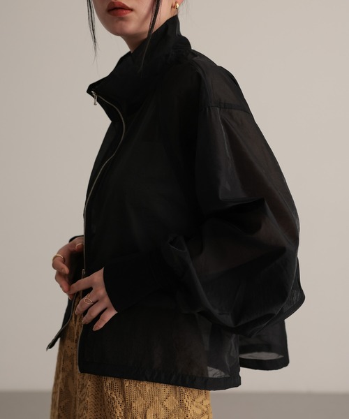 TENTO（テント）の「シアーブルゾン（ブルゾン・レディース・アイボリー/ブラック・FREE）」の17枚目の写真