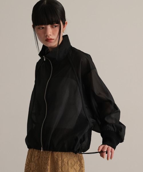 TENTO（テント）の「シアーブルゾン（ブルゾン・レディース・アイボリー/ブラック・FREE）」の15枚目の写真