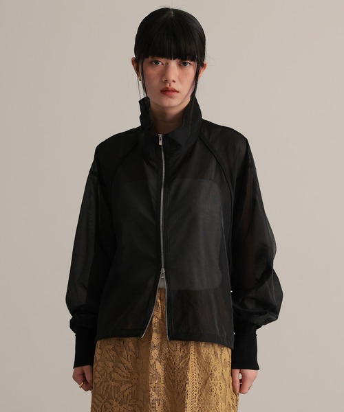 TENTO（テント）の「シアーブルゾン（ブルゾン・レディース・アイボリー/ブラック・FREE）」の13枚目の写真