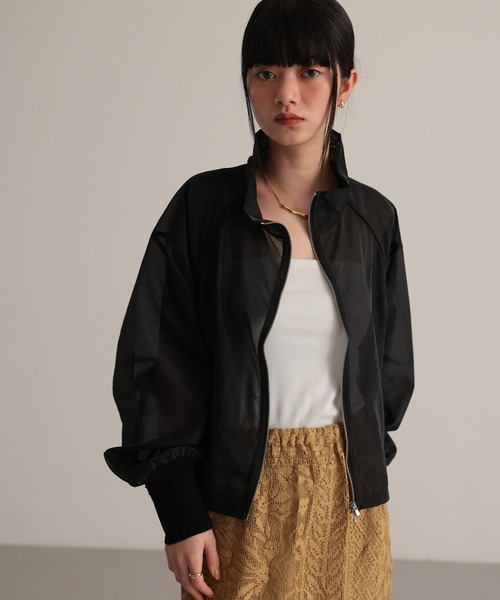 TENTO（テント）の「シアーブルゾン（ブルゾン・レディース・アイボリー/ブラック・FREE）」の11枚目の写真