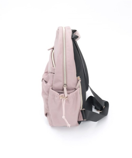 axes femme（アクシーズファム）の「リボン付撥水ナイロンリュック（バックパック/リュック・レディース・ピンク/ブラック/ワイン/ネイビー・FREE）」の7枚目の写真