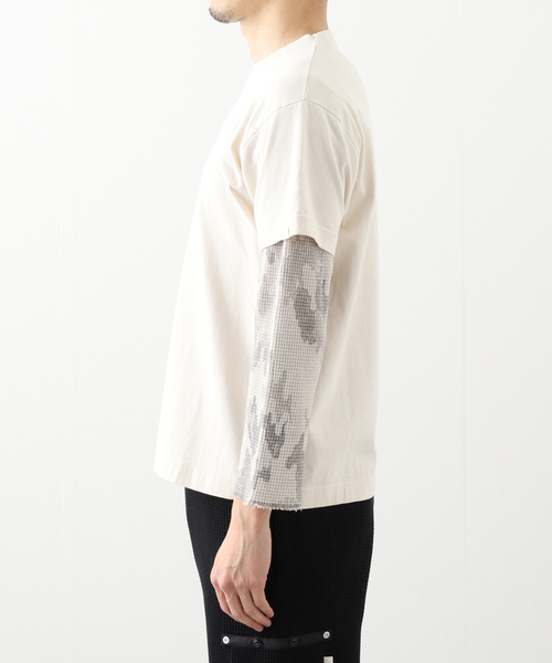 FAF(フェイク アス フラワーズ)の「【FAF / フェイク アス フラワーズ】カモ ダブル スリーブ Tシャツ(Tシャツ/カットソー・メンズ・ブラック/ホワイト系その他・1)」の7枚目の写真