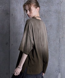 SERACE（セラス）の「【SERACE】Vintage design loose gradation t-shirt   ヴィンテージデザインルーズグラデーションTシャツ（Tシャツ/カットソー）」