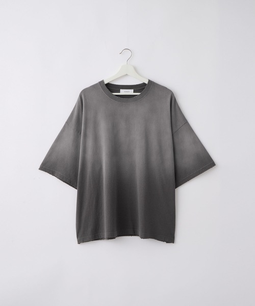 SERACE】Vintage design loose gradation t-shirt
