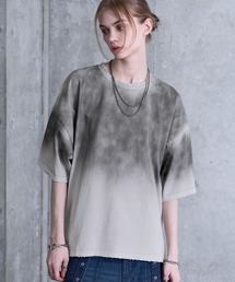 SERACE（セラス）の「【SERACE】Vintage design loose gradation t-shirt / ヴィンテージデザインルーズグラデーションTシャツ（Tシャツ/カットソー）」