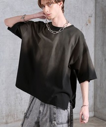 SERACE（セラス）の「【SERACE】Vintage design loose gradation t-shirt   ヴィンテージデザインルーズグラデーションTシャツ（Tシャツ/カットソー）」