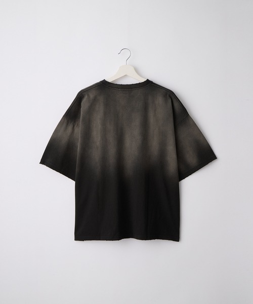 SERACE】Vintage design loose gradation t-shirt