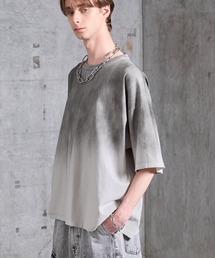 SERACE（セラス）の「【SERACE】Vintage design loose gradation t-shirt   ヴィンテージデザインルーズグラデーションTシャツ（Tシャツ/カットソー）」