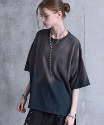 SERACE（セラス）の「【SERACE】Vintage design loose gradation t-shirt / ヴィンテージデザインルーズグラデーションTシャツ（Tシャツ/カットソー）」
