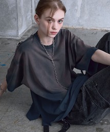 SERACE（セラス）の「【SERACE】Vintage design loose gradation t-shirt   ヴィンテージデザインルーズグラデーションTシャツ（Tシャツ/カットソー）」