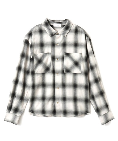 ブラウス シャツ atmos pink Ombre Check Shirt / アトモス ピンク オンブレ チェック シャツ レディース atmos pink Ombre Check Shirt / アトモス ピンク オンブレ