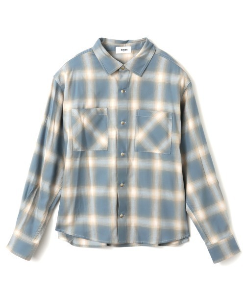 ブラウス シャツ atmos pink Ombre Check Shirt / アトモス ピンク オンブレ チェック シャツ レディース atmos pink Ombre Check Shirt / アトモス ピンク オンブレ
