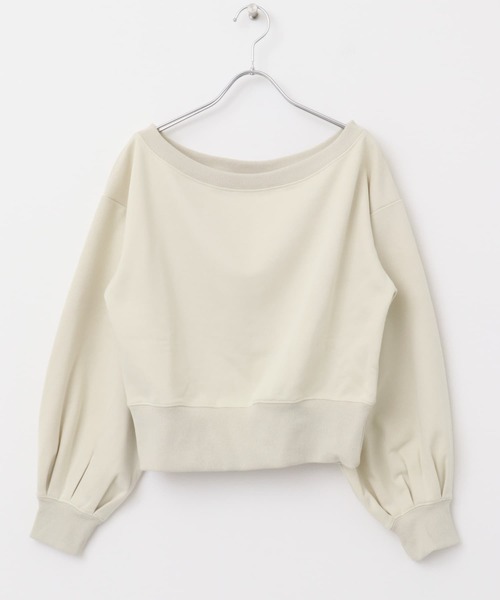 URBAN RESEARCH ROSSO WOMEN（アーバンリサーチ　ロッソ）の「オフショルダースウェット（スウェット・レディース・ネイビー/アイボリー/グレー系その他・FREE）」の19枚目の写真