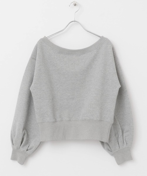 URBAN RESEARCH ROSSO WOMEN（アーバンリサーチ　ロッソ）の「オフショルダースウェット（スウェット・レディース・ネイビー/アイボリー/グレー系その他・FREE）」の18枚目の写真