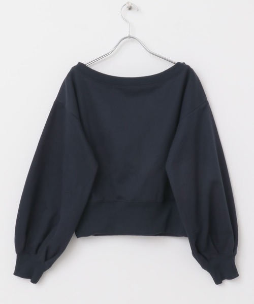 URBAN RESEARCH ROSSO WOMEN（アーバンリサーチ　ロッソ）の「オフショルダースウェット（スウェット・レディース・ネイビー/アイボリー/グレー系その他・FREE）」の16枚目の写真