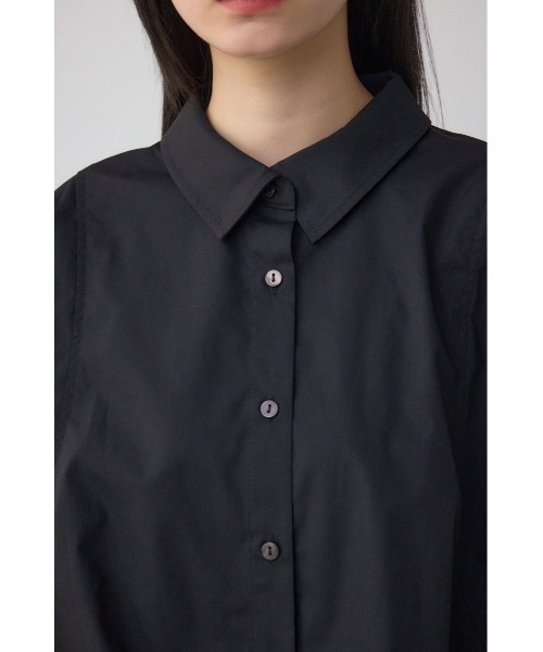 AZUL by moussy（アズールバイマウジー）の「タックヘムコクーンシャツ（シャツ/ブラウス・レディース・ブラック/アイボリー/グレー・FREE）」の17枚目の写真