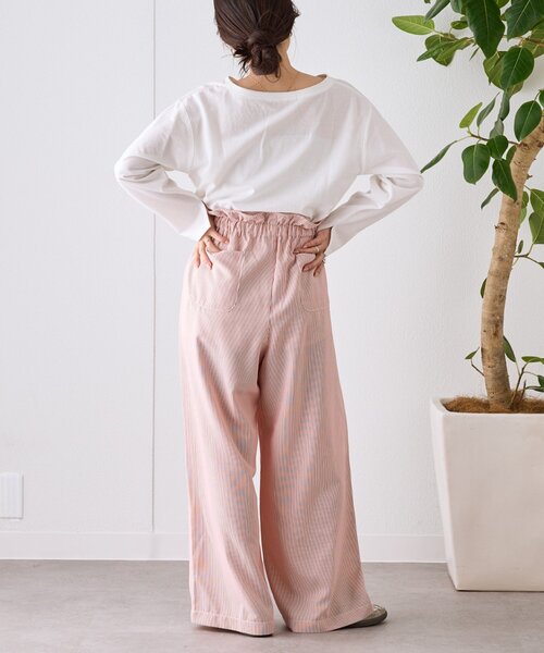 CIAOPANIC TYPY（チャオパニックティピー）の「【GOOD HOLIDAY】アソートストライプ柄パンツ（その他パンツ・レディース・イエロー/ブラウン/レッド/オフホワイト/サックスブルー・MEDIUM/SMALL）」の16枚目の写真