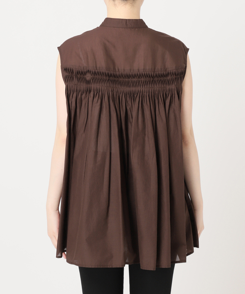 JOURNAL STANDARD(ジャーナルスタンダード)の「ボイルピンタックノースリーブブラウス(シャツ/ブラウス・レディース・ブラウン/ブルー系その他/ホワイト×ホワイト・FREE)」の16枚目の写真