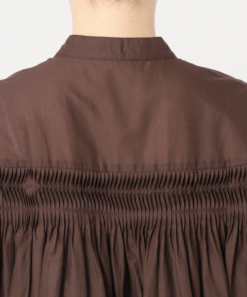 JOURNAL STANDARD(ジャーナルスタンダード)の「ボイルピンタックノースリーブブラウス(シャツ/ブラウス・レディース・ブラウン/ブルー系その他/ホワイト×ホワイト・FREE)」の15枚目の写真