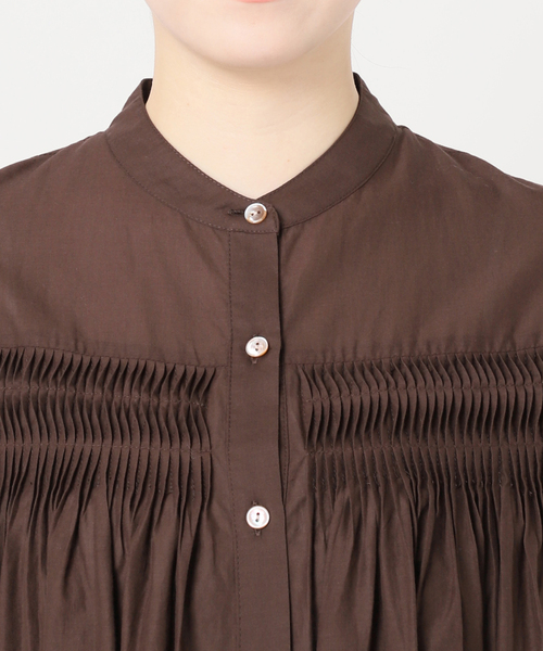 JOURNAL STANDARD(ジャーナルスタンダード)の「ボイルピンタックノースリーブブラウス(シャツ/ブラウス・レディース・ブラウン/ブルー系その他/ホワイト×ホワイト・FREE)」の14枚目の写真