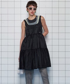 ティアードシアーロングワンピース（ワンピース）｜couture BY ROJITA