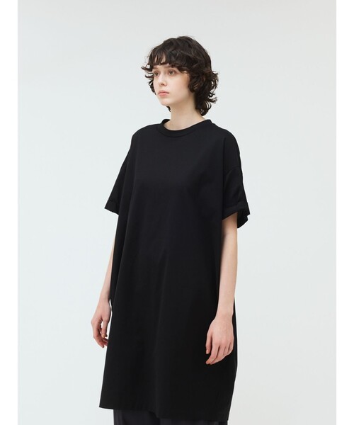 mizuiroind（ミズイロインド）の「mizuiro ind ロールアップスリーブワンピース（ワンピース・レディース・ネイビー/ブラック/グレー/ネイビー系1/ベージュ・FREE）」の16枚目の写真