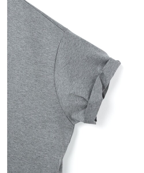 mizuiroind（ミズイロインド）の「mizuiro ind ロールアップスリーブワンピース（ワンピース・レディース・ネイビー/ブラック/グレー/ネイビー系1/ベージュ・FREE）」の20枚目の写真