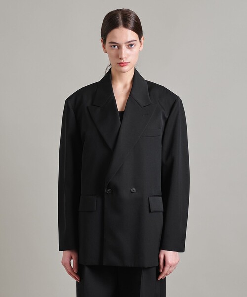 LOEFF（ロエフ）の「＜LOEFF＞ギャバ オーバーサイズ ジャケット（テーラードジャケット・レディース・ブラック・0/1）」の17枚目の写真