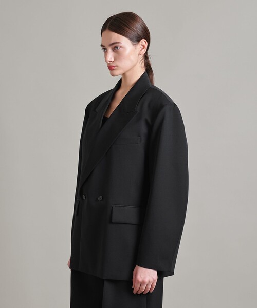 LOEFF（ロエフ）の「＜LOEFF＞ギャバ オーバーサイズ ジャケット（テーラードジャケット・レディース・ブラック・0/1）」の16枚目の写真