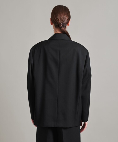 LOEFF（ロエフ）の「＜LOEFF＞ギャバ オーバーサイズ ジャケット（テーラードジャケット・レディース・ブラック・0/1）」の14枚目の写真