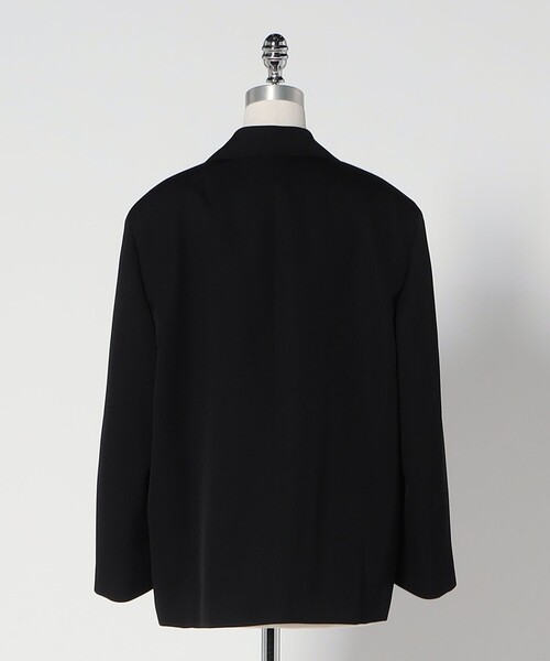 LOEFF（ロエフ）の「＜LOEFF＞ギャバ オーバーサイズ ジャケット（テーラードジャケット・レディース・ブラック・0/1）」の13枚目の写真