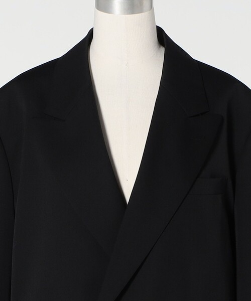 LOEFF（ロエフ）の「＜LOEFF＞ギャバ オーバーサイズ ジャケット（テーラードジャケット・レディース・ブラック・0/1）」の12枚目の写真