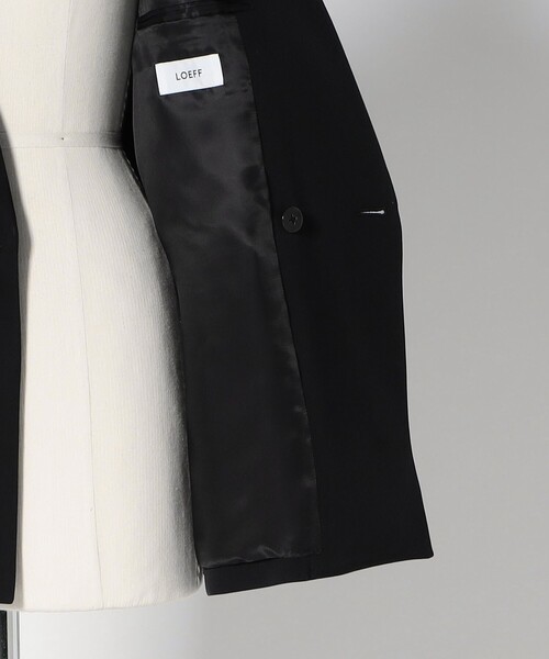 LOEFF（ロエフ）の「＜LOEFF＞ギャバ オーバーサイズ ジャケット（テーラードジャケット・レディース・ブラック・0/1）」の10枚目の写真