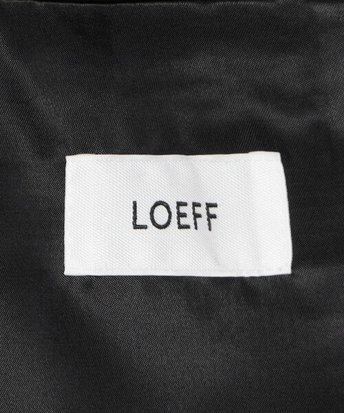 LOEFF（ロエフ）の「＜LOEFF＞ギャバ オーバーサイズ ジャケット（テーラードジャケット・レディース・ブラック・0/1）」の8枚目の写真