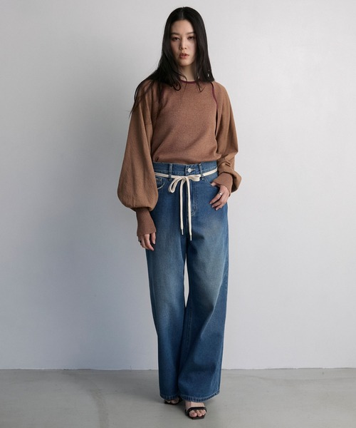 Amulet ボレロ Lサイズ 2枚セット Bicolor bolero cardigan × american sleeve tank top 2-piece