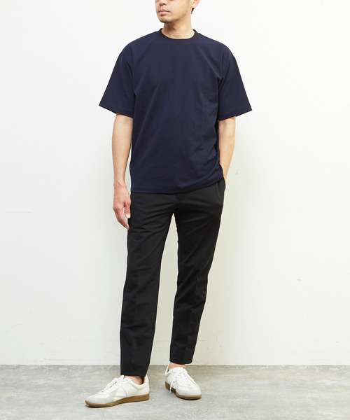 【MASTER FRAME/マスターフレーム】コットンライクワッフルテーパードクルーネックTシャツ MEN'S MELROSE｜【MASTER FRAME/マスターフレーム】コットン