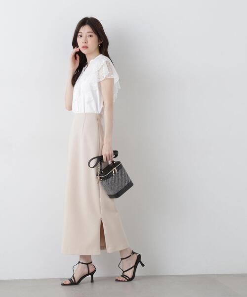 PROPORTION BODY DRESSING(プロポーションボディドレッシング)の「シルキーポンチタイトスカート / 1215120504(スカート・レディース・ブラック/ベージュ/レッド・SMALL/MEDIUM)」の13枚目の写真