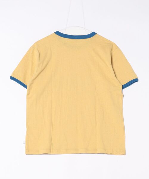 CONVERSE(コンバース)の「【CONVERSE/コンバース】ネップスラブ アーカイブロゴ リンガーTシャツ(Tシャツ/カットソー・レディース・オフホワイト/イエロー・MEDIUM)」の3枚目の写真