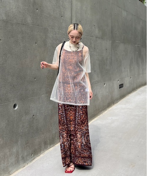 ASMEE LAYERED KNIT TOP（その他トップス）｜Ameri（アメリ）の