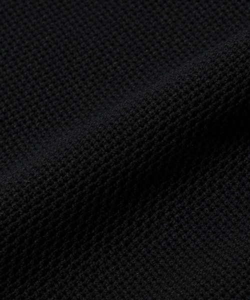 NANO universe（ナノユニバース）の「スポンディッシュ メッシュオープンカラーニットシャツ（ニット/セーター・メンズ・オフホワイト/レッド系その他2/ブラック/グレー系その他4・M/L）」の20枚目の写真