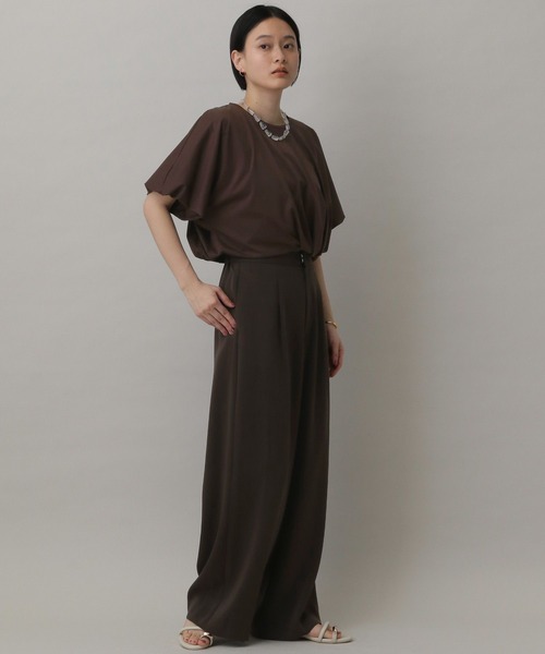 A part by(アパートバイ)の「バルーンカットTシャツ(Tシャツ/カットソー・レディース・ブラウン系その他/オフホワイト/チャコールグレー・FREE)」の17枚目の写真