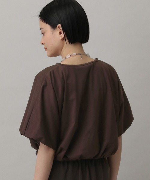 A part by(アパートバイ)の「バルーンカットTシャツ(Tシャツ/カットソー・レディース・ブラウン系その他/オフホワイト/チャコールグレー・FREE)」の22枚目の写真